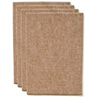 The Felt Store Cortes Almohadillas Protectores de Fieltro- Aprox. 11 cm x 15 cm x 0-5 cm de Espesor- Autoadhesivo- Beige…